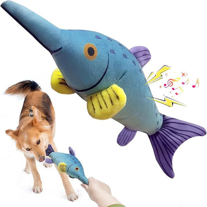 Plush Octopus Dog Toy – Durable Squeaky Interactive Tug Toy for Dogs, Soft Chew Toy for Small, Medium & Large Dogs