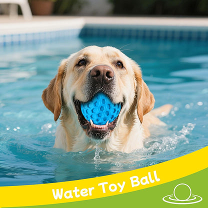 Durable Honeycomb Texture Dog Ball Set, Interactive Rubber Pet Toys for Small & Medium Dogs, Multi-Color