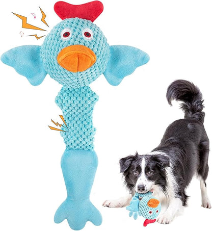 Plush Octopus Dog Toy – Durable Squeaky Interactive Tug Toy for Dogs, Soft Chew Toy for Small, Medium & Large Dogs